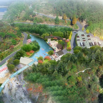 东阳市杨岩村风景区玻璃...