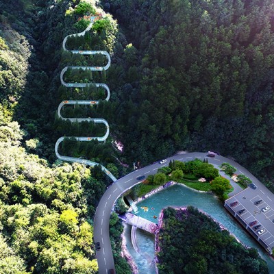 山西神牛大峡谷风景区玻...